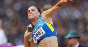 women with a shot put ball basic equipment for shot put iron ball or brass ball